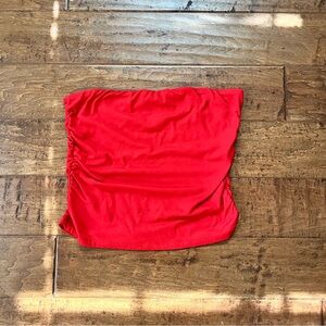 Faded Rose Women’s Tube Top Red Large